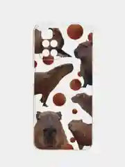 Терракотовый силиконовый чехол на Xiaomi Redmi 10 / Сяоми Редми 10 прозрачный с рисунком, защита камеры