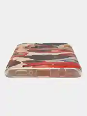 Кремовый силиконовый чехол на Samsung Galaxy A31 / Самсунг А31 прозрачный с рисунком, защита камеры