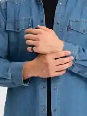 Черный кольцо мужское
