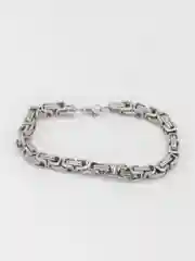 Серебряный браслет мужской, бисмарк