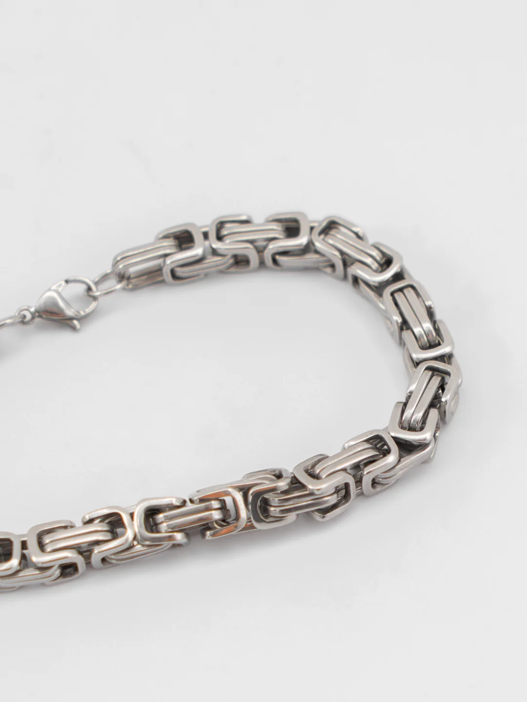 Серебряный браслет мужской, бисмарк