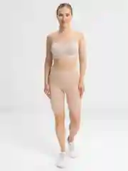 Бежевый велосипедки женские, спортивные