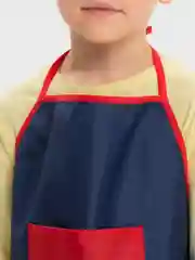 Красный фартук школьный для уроков труда