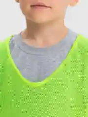 Желтый манишка сетчатая детская , подростковая