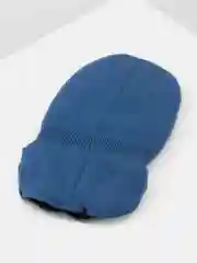Небесно-голубой шлем зимный детский 3-7 лет