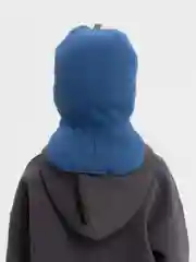 Небесно-голубой шлем зимный детский 3-7 лет