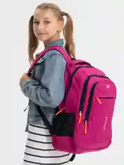 Розовый рюкзак спортивный, школьный ранец