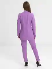 Лавандовый костюм классический деловой женский Blazer