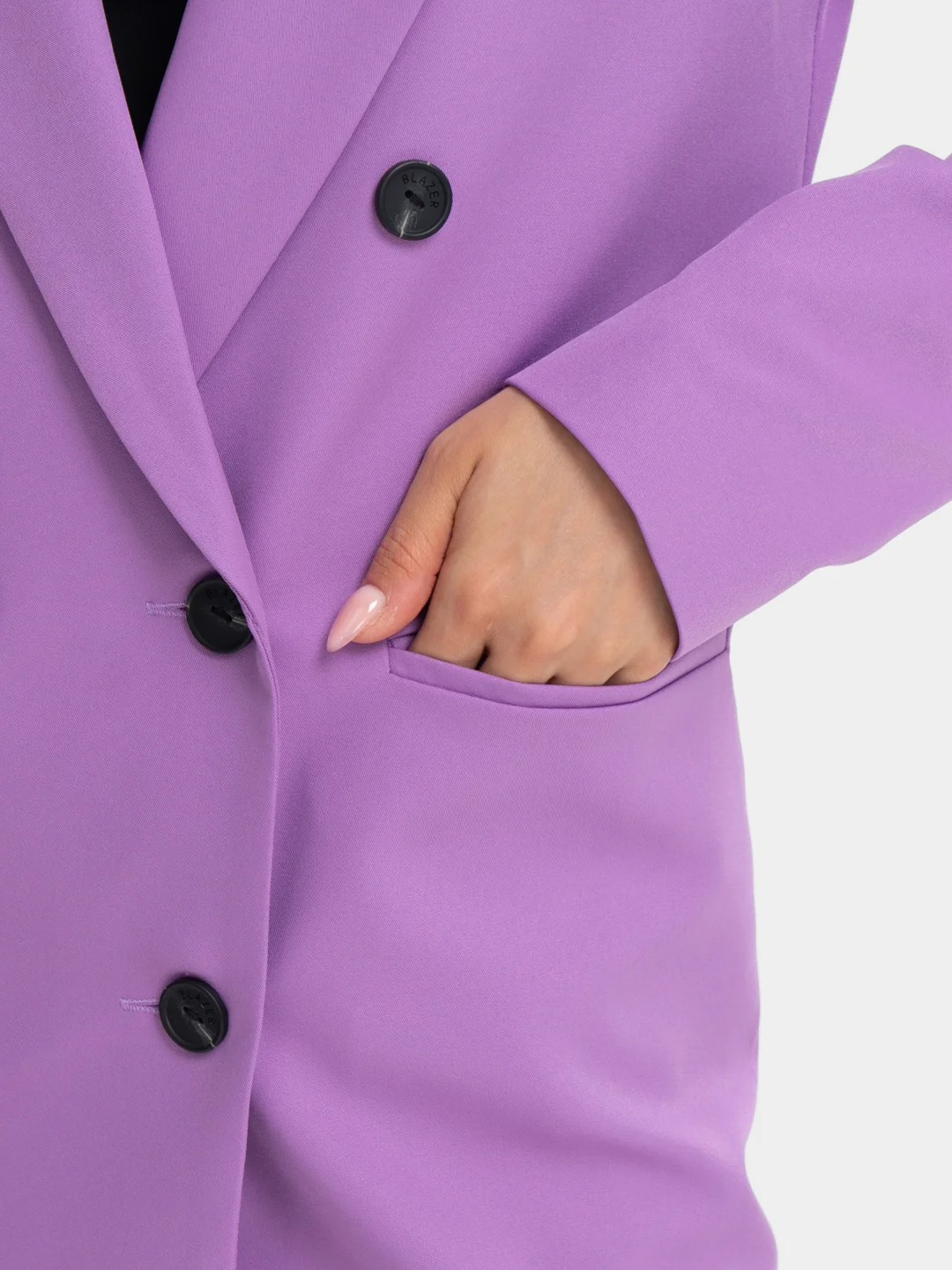 Лавандовый костюм классический деловой женский Blazer