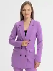Лавандовый костюм классический деловой женский Blazer