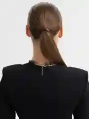 Зелёный хаки бусы из камня