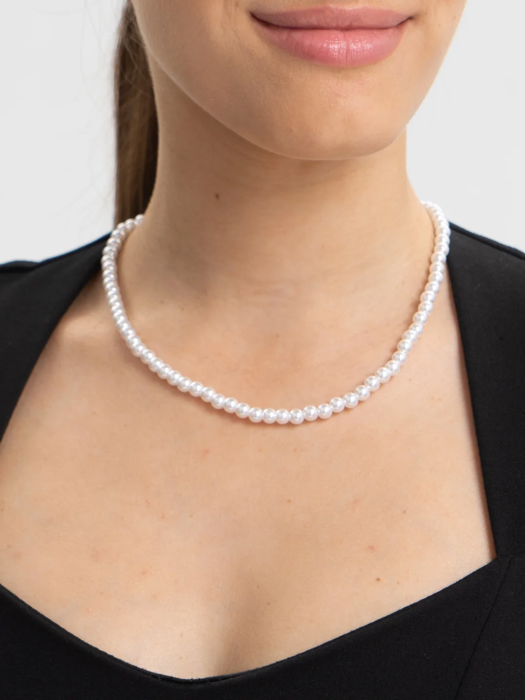 Серебряный колье, ожерелье из жемчуга