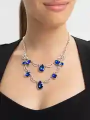 Синий подвеска на шею