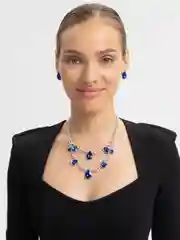 Синий подвеска на шею