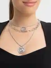 Серый подвеска на шею