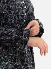 Черный платье женское, большие размеры