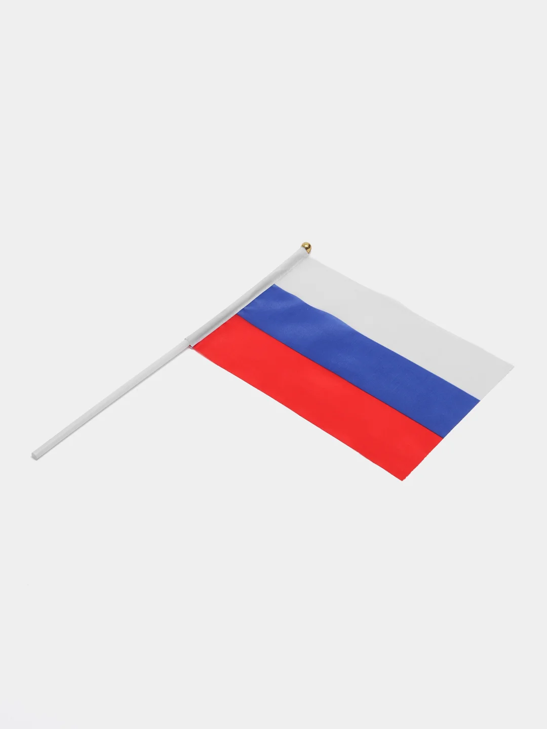 Флаг России, 14 х 21 см, шток 30 см
