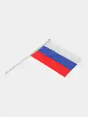 Флаг России, 14 х 21 см, шток 30 см