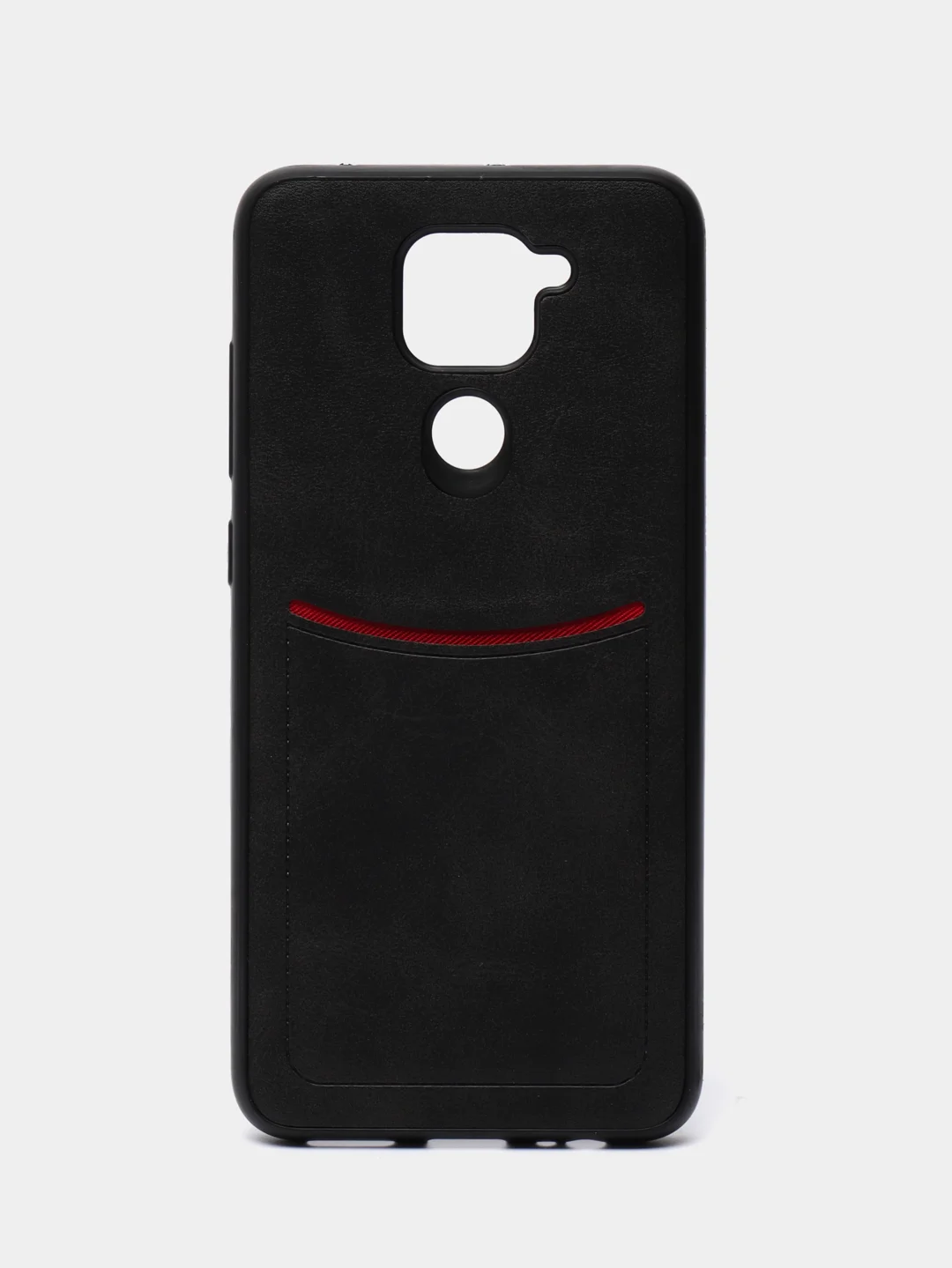 Черный чехол с визитницей, карманом Xiaomi Redmi Mi 10, Mi Note 10, 9A, 8A,7A,7,Note 9,Note 9 Pro