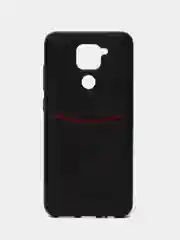 Черный чехол с визитницей, карманом Xiaomi Redmi Mi 10, Mi Note 10, 9A, 8A,7A,7,Note 9,Note 9 Pro