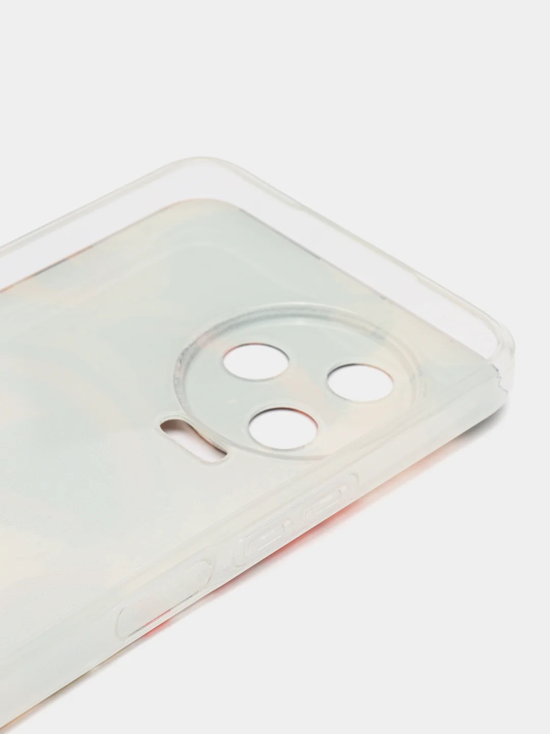 Кремовый чехол на Infinix Note 12 Pro 4G/Note 12 2023 / Инфиникс Нот 12 2023 прозрачный, с рисунком