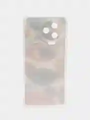 Кремовый чехол на Infinix Note 12 Pro 4G/Note 12 2023 / Инфиникс Нот 12 2023 прозрачный, с рисунком
