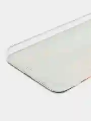 Светло-бежевый силиконовый чехол на Xiaomi Redmi 9T / Редми 9Т прозрачный, с рисунком, защита камеры