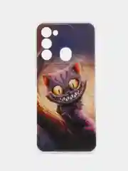 Индиго чехол на Tecno Spark Go 2022/8C/9 / Текно Спарк Гоу 2022/8С/9 прозрачный, с рисунком