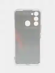 Красный чехол на Tecno Spark Go 2022/8C/9 / Текно Спарк Гоу 2022/8С/9 прозрачный, с рисунком