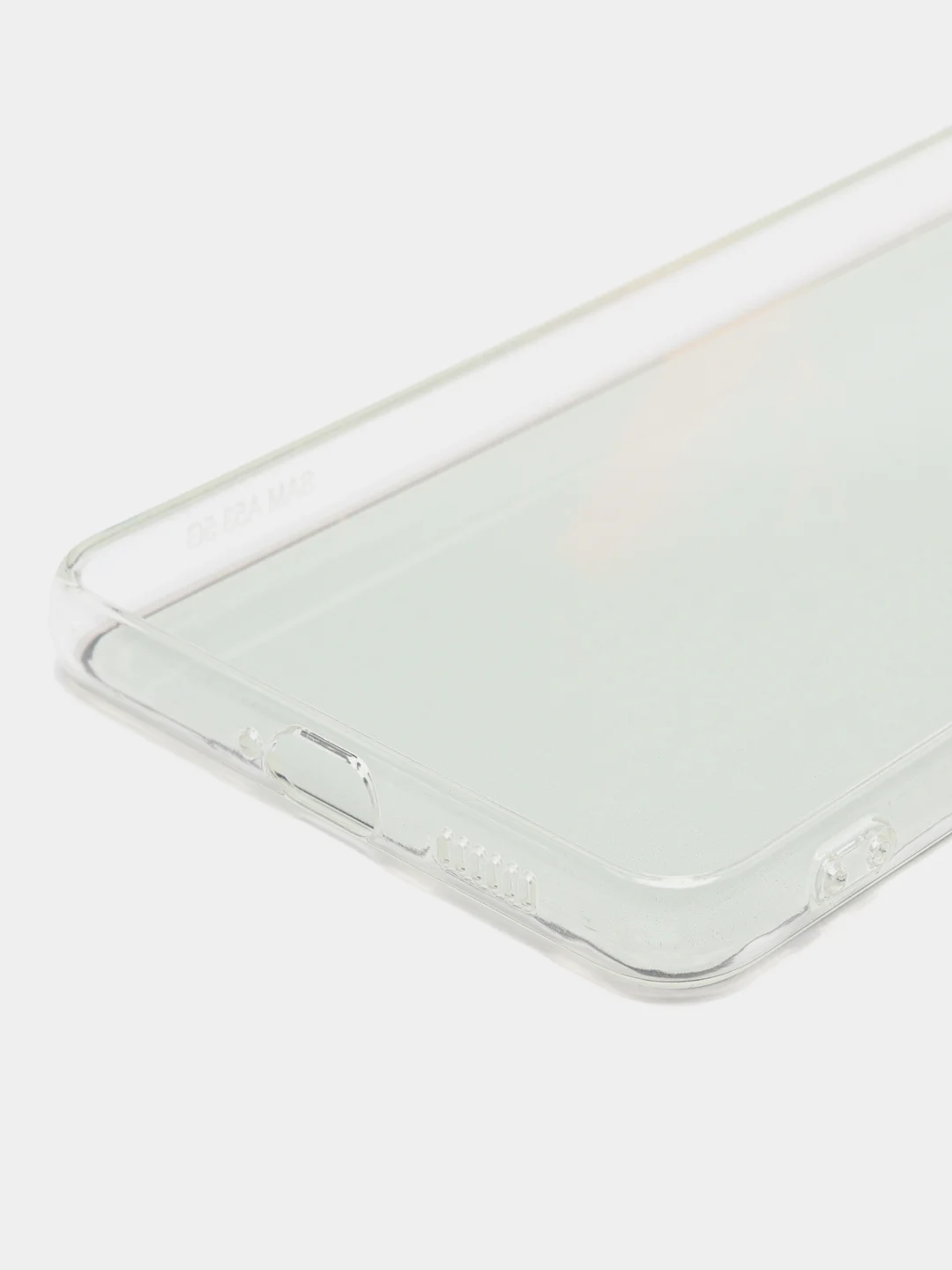 Красный чехол на Samsung Galaxy A53 5G / Галакси А53 5G прозрачный, с рисунком, защита камеры