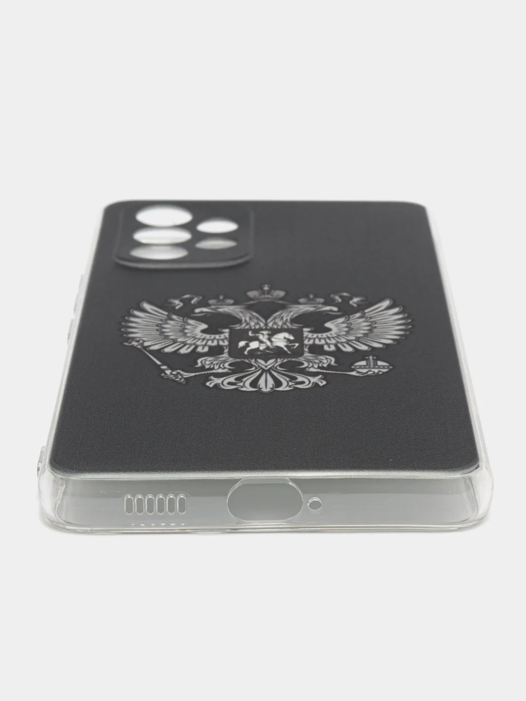 Приглушённый хаки чехол на Samsung Galaxy A53 5G / Галакси А53 5G прозрачный, с рисунком, защита камеры