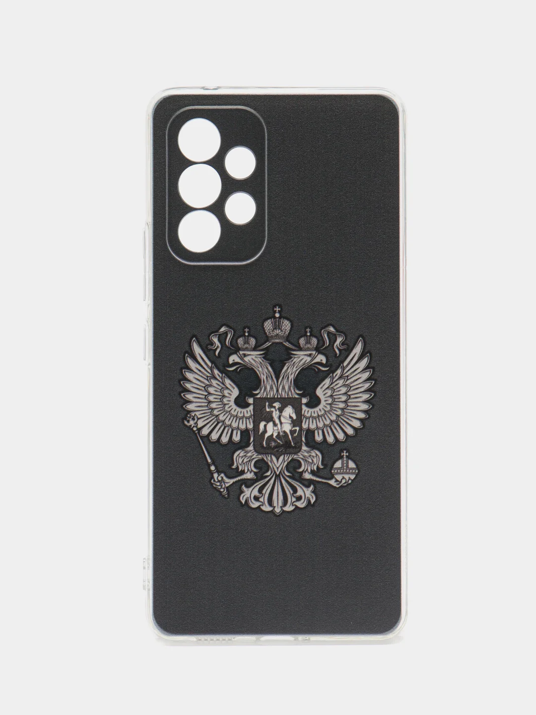 Приглушённый хаки чехол на Samsung Galaxy A53 5G / Галакси А53 5G прозрачный, с рисунком, защита камеры