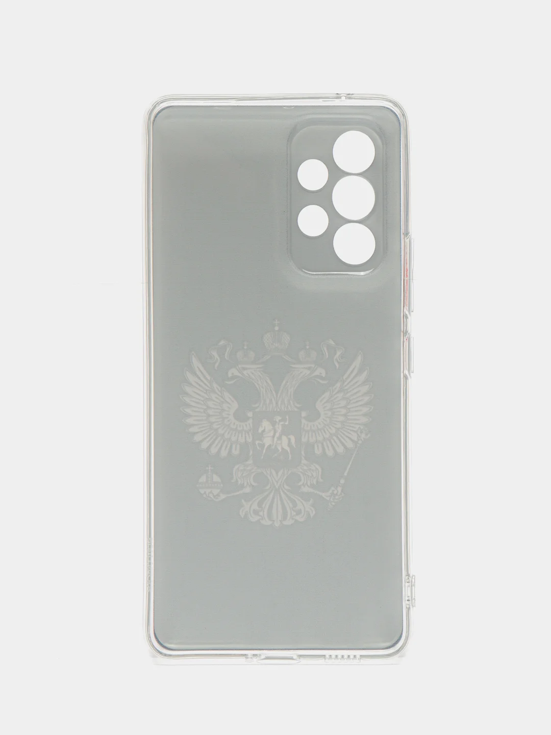 Приглушённый хаки чехол на Samsung Galaxy A53 5G / Галакси А53 5G прозрачный, с рисунком, защита камеры