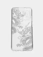Пудровый чехол на Xiaomi Redmi Note 10/Note 10S/Poco M5s / Сяоми Редми Нот 10/10С с рисунком