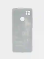 Тёмно-бирюзовый силиконовый чехол на Xiaomi Redmi 9C / Сяоми Редми 9С прозрачный с рисунком, защита камеры