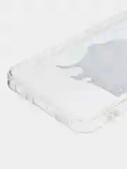 Бежевый силиконовый чехол на Realme 10 4G / Реалми 10 4G прозрачный, с рисунком, защита камеры