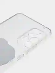Бежевый чехол на Samsung Galaxy A53 5G / Галакси А53 5G прозрачный, с рисунком, защита камеры