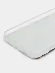 Коричневый силиконовый чехол на Xiaomi Redmi 9T / Редми 9Т прозрачный, с рисунком, защита камеры