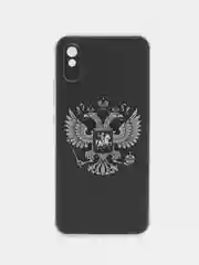 Приглушённый хаки силиконовый чехол на Xiaomi Redmi 9A / Сяоми Редми 9А прозрачный с рисунком, защита камеры