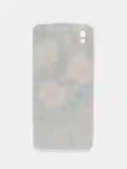 Кораллово-розовый силиконовый чехол на Xiaomi Redmi 9A / Сяоми Редми 9А прозрачный с рисунком, защита камеры