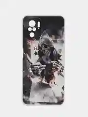 Тёмно-бирюзовый чехол на Xiaomi Redmi Note 10/Note 10S/Poco M5s / Сяоми Редми Нот 10/10С с рисунком