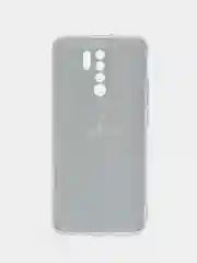 Разноцветный силиконовый чехол на Xiaomi Redmi 9 / Сяоми Редми 9 прозрачный, с рисунком, защита камеры