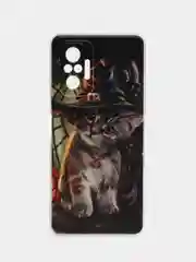 Медный чехол на Xiaomi Redmi Note 10 Pro / Сяоми Редми Нот 10 Про прозрачный, с рисунком