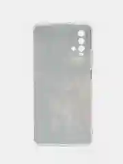 Медный силиконовый чехол на Xiaomi Redmi 9T / Редми 9Т прозрачный, с рисунком, защита камеры
