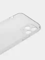 Чехол прозрачный плотный силиконовый с защитой камеры для iPhone (айфон)
