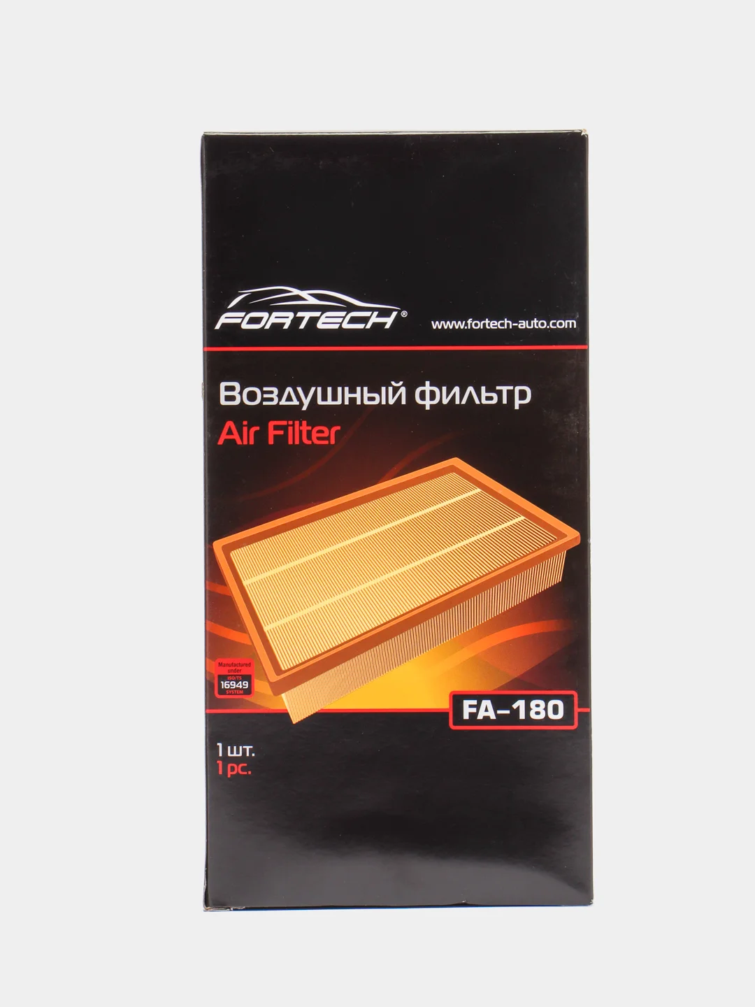 Фильтр воздушный ВАЗ 2180 Vesta н/образца 1.6 19 - Fortech