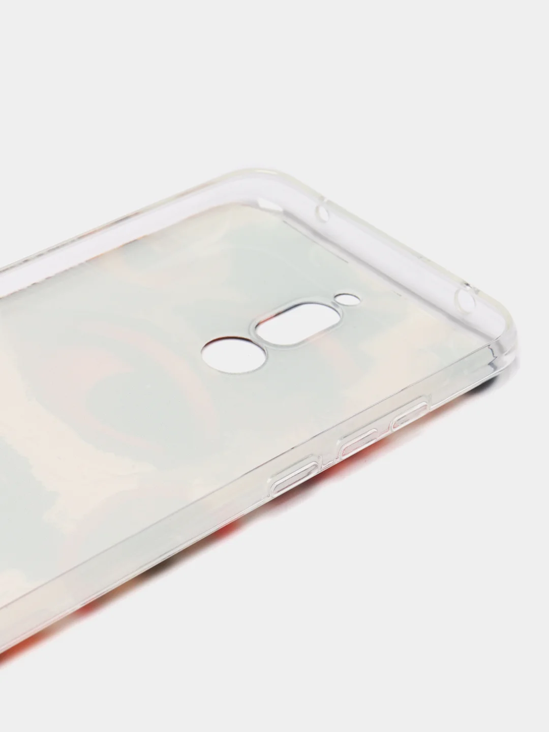 Кремовый силиконовый чехол на Xiaomi Redmi 8 / Сяоми Редми 8 прозрачный, с рисунком, защита камеры