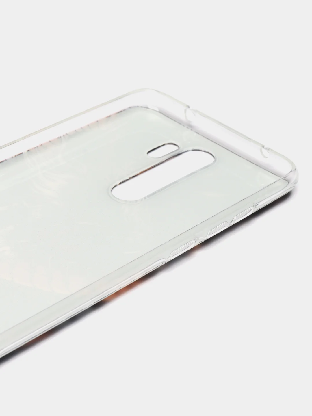 Коричневый силиконовый чехол на Xiaomi Redmi Note 8 Pro / Сяоми Редми Нот 8 Про прозрачный с рисунком