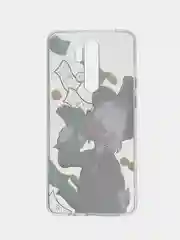 Лесной зеленый силиконовый чехол на Xiaomi Redmi Note 8 Pro / Сяоми Редми Нот 8 Про прозрачный с рисунком