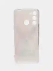 Оранжевый чехол на Tecno Spark Go 2022/8C/9 / Текно Спарк Гоу 2022/8С/9 прозрачный, с рисунком